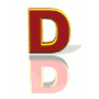 animated letter d