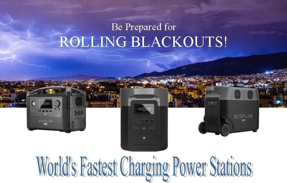 ecoflow portable power stations backup for rolling blackouts