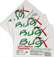 BugX Repellant Wipes