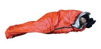 SOL Emergency Bivy in use
