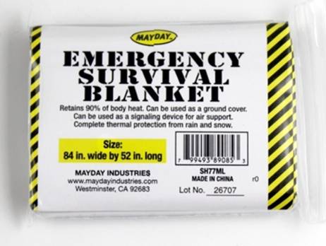 Emergency Mylar Mylar Blanket