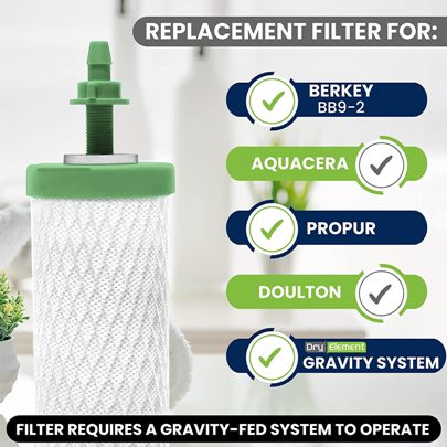 Dry Element Nano Gravity Water Purification Filter