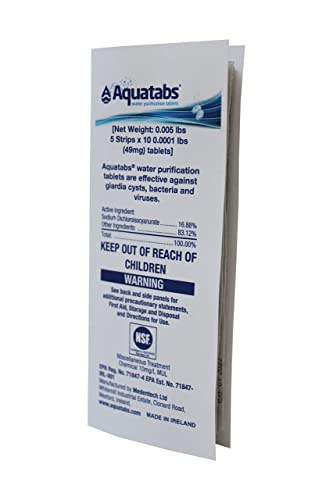 aquatab water purification tabs